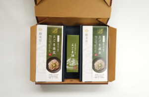 Aセット：えごま油×1＋えごま蕎麦250gギフト箱×4